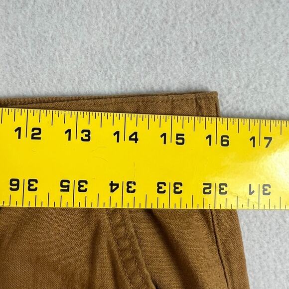a.n.a Cargo Pants Women's 12 Brown High Rise Wide Leg - Picture 6 of 6
